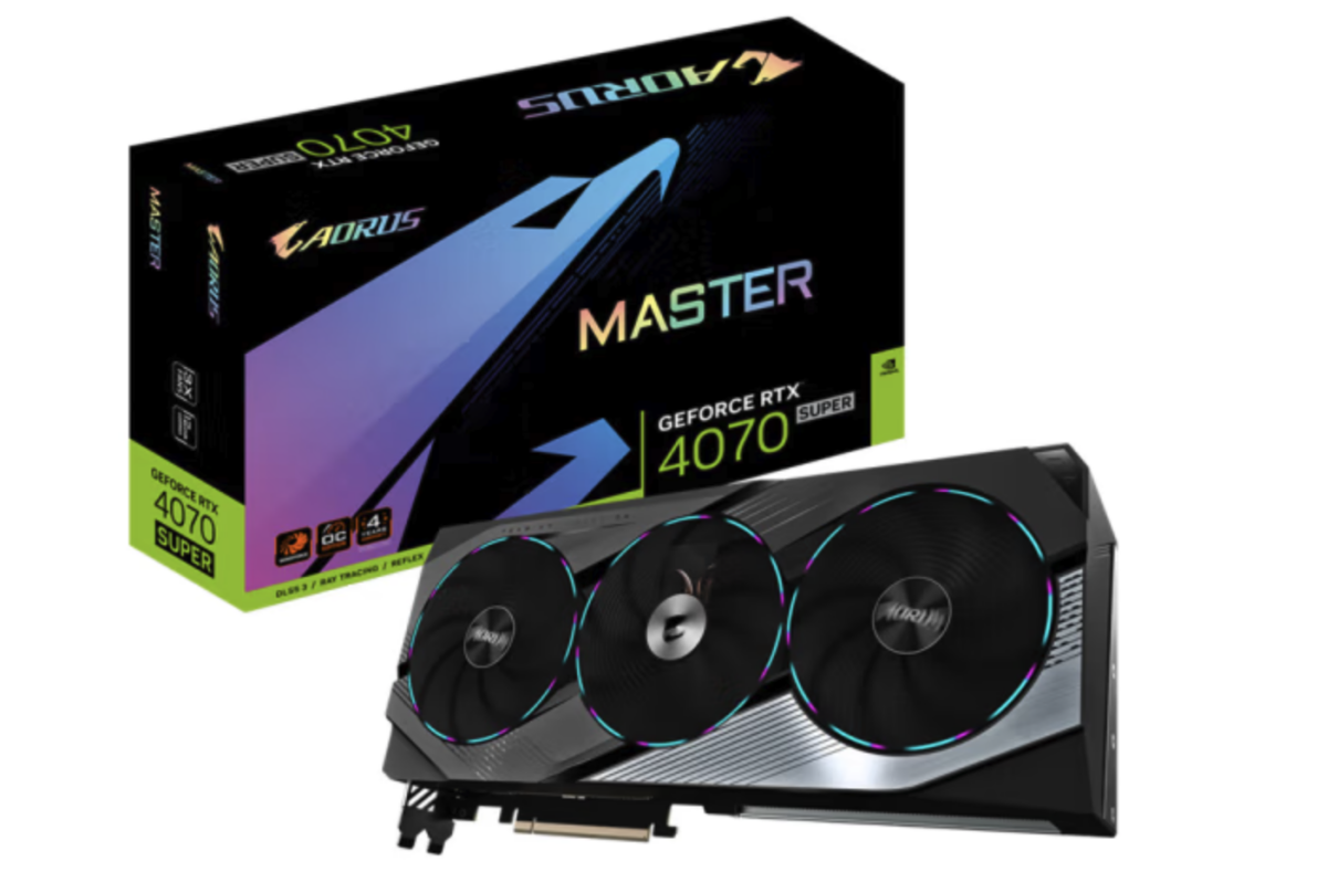 RTX 40 SUPER 系列显卡上市,非公显卡来看技嘉 RTX 4070 SUPER 超级雕