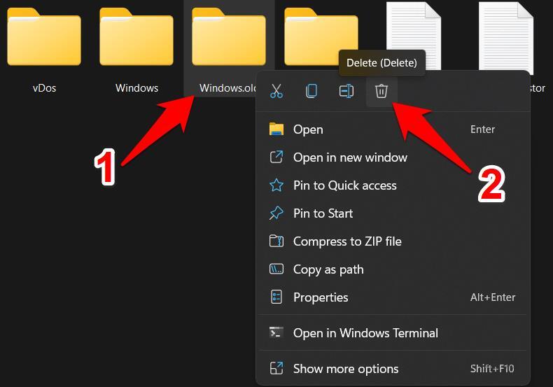 win11电脑如何删除windows.old文件？