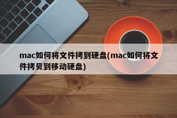 在Mac上如何将文件复制到外接硬盘?