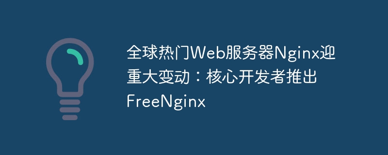 Nginx核心开发者推出FreeNginx,引发全球Web服务器市场变革