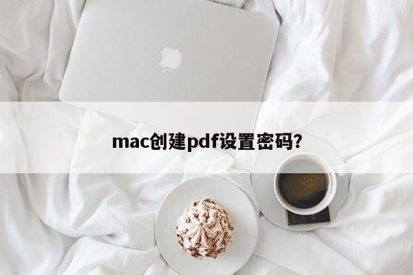 如何给Mac中的PDF文件设置密码保护?