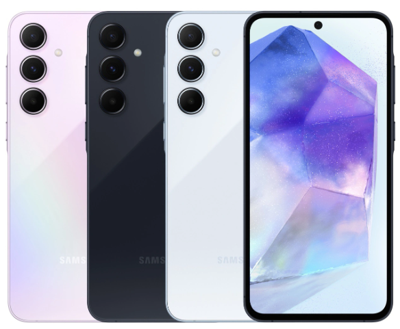 三星新机Galaxy A55亮相:采用金属中框,配备大容量电池