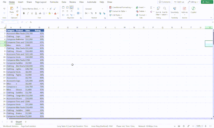 微软改进网页版 Excel:增强拖拽、优化自动填充、扩充粘贴选项