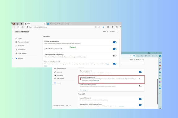 Microsoft Edge升级:自动存密码功能遭禁?!用户惊了!