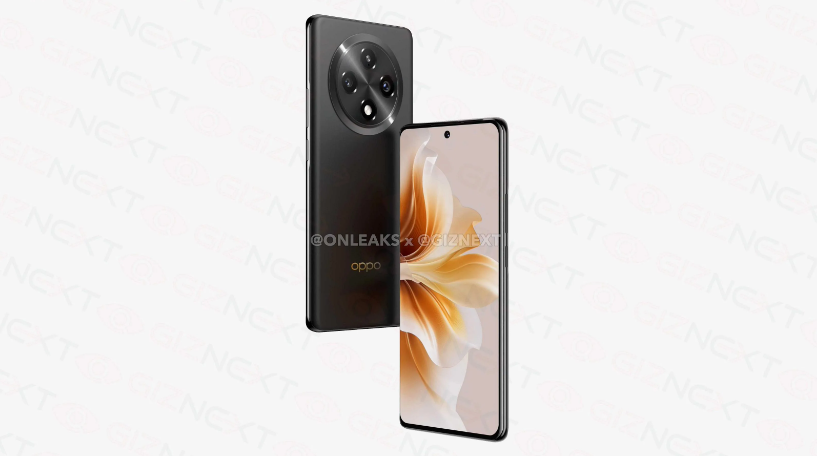 渲染图曝光!OPPO A3 Pro搭载6.7英寸曲面屏,圆环双摄成亮点