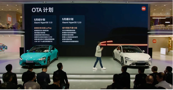 小米汽车SU7迎首次固件升级,澎湃HyperOS 1.0.12优化充电体验