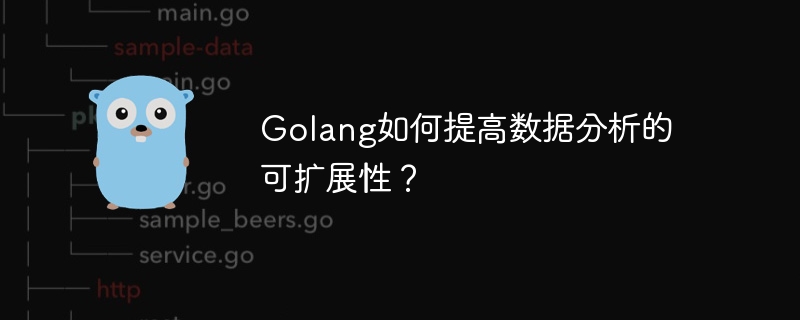 Golang如何提高数据分析的可扩展性？