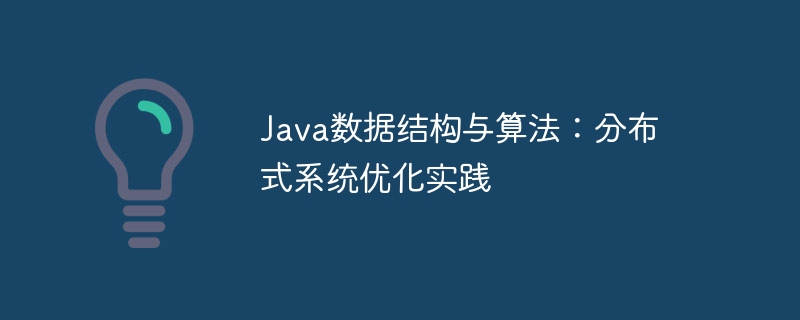 Java数据结构与算法：分布式系统优化实践