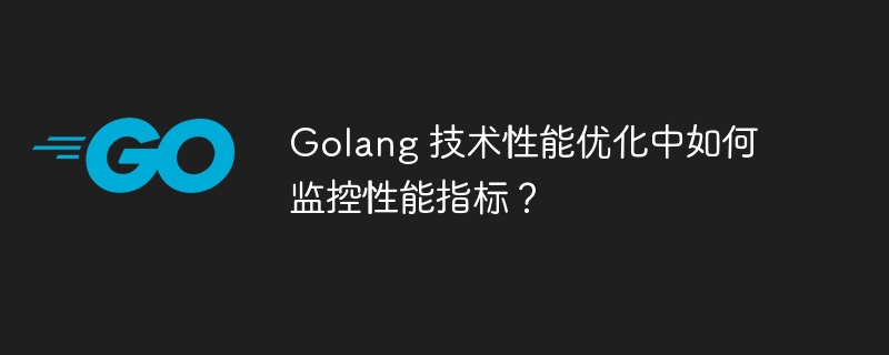 Golang 技术性能优化中如何监控性能指标?