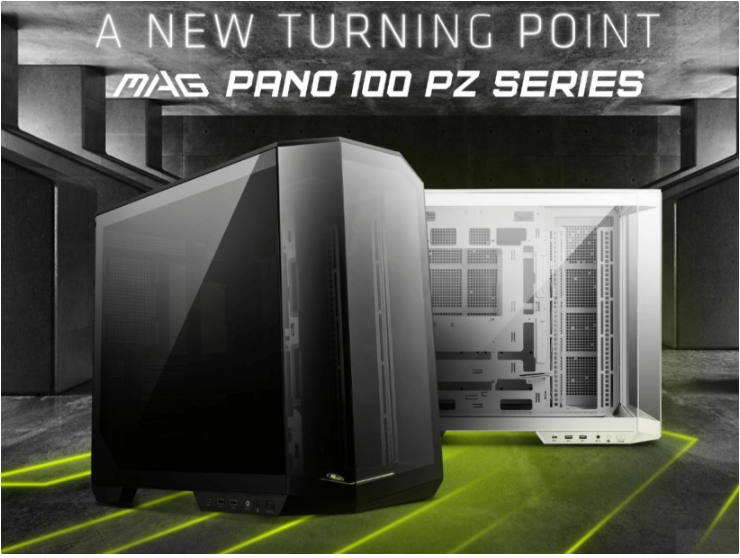 新品发布:微星MAG PANO 100L PZ机箱,双160mm风扇强效散热