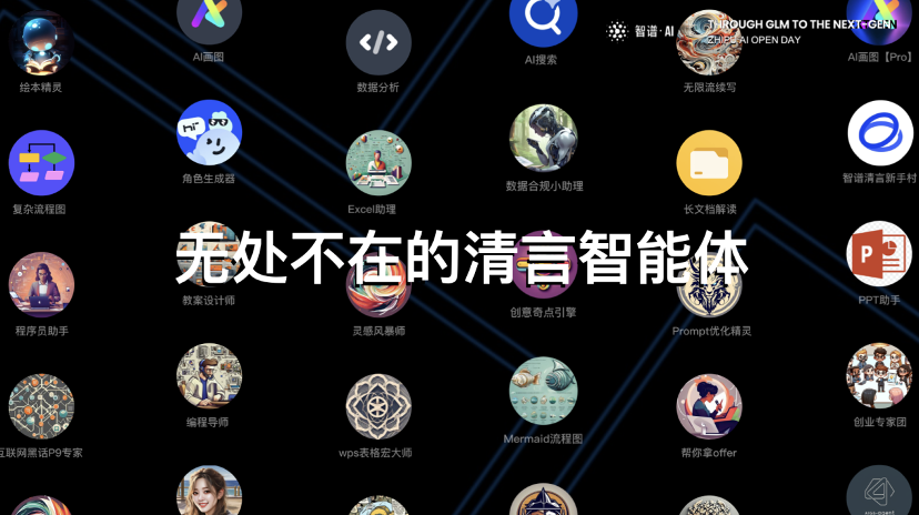 智谱AI Open Day：升级清言App、发布GLM-4开源模型、新一代MaaS平台，大模型商业化迎来“下一站”​