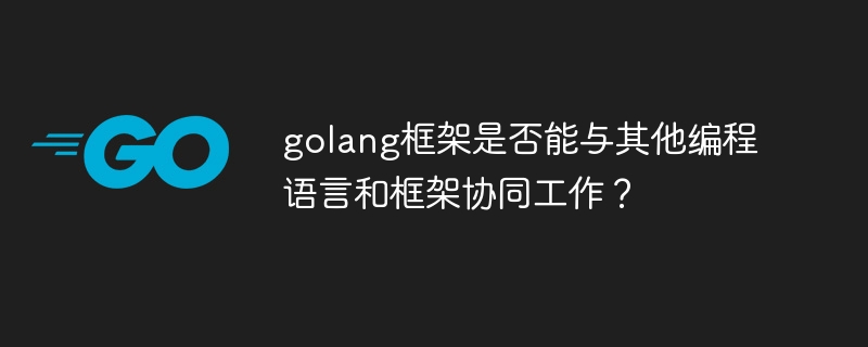 golang框架是否能与其他编程语言和框架协同工作?