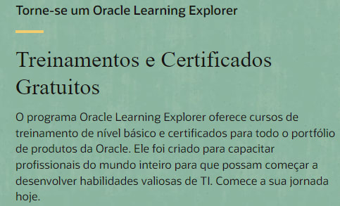 免费 Oracle 课程:培训和证书