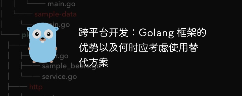 跨平台开发:Golang 框架的优势以及何时应考虑使用替代方案