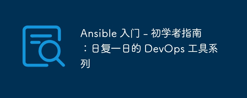 Ansible 入门 - 初学者指南:日复一日的 DevOps 工具系列