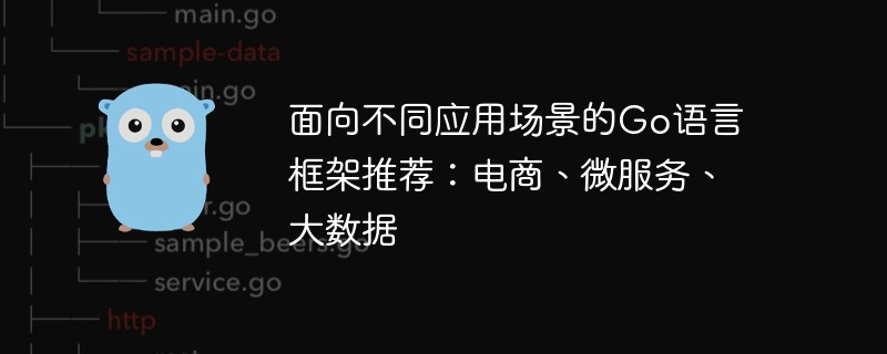 面向不同应用场景的Go语言框架推荐:电商、微服务、大数据