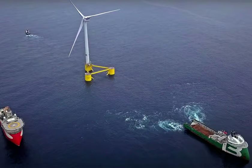 全球首个半潜式漂浮近海风电场秀成绩:4 年总发电量达 320 GWh,可满足 2.5 万户家庭每年用电