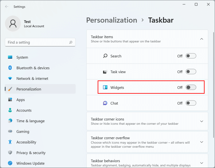 怎么将小部件图标添加回Windows11任务栏