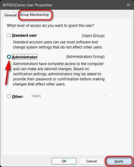 怎么在Windows11专业版中更改管理员