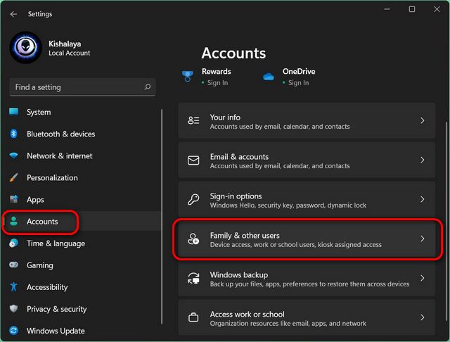 怎么在Windows11专业版中更改管理员