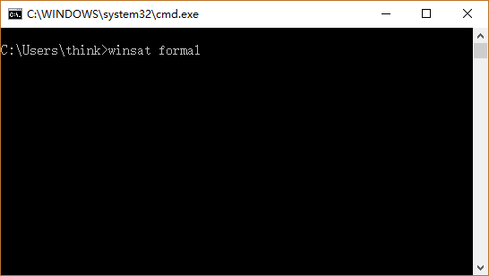 Win10系统使用WinSAT给系统进行详细体检