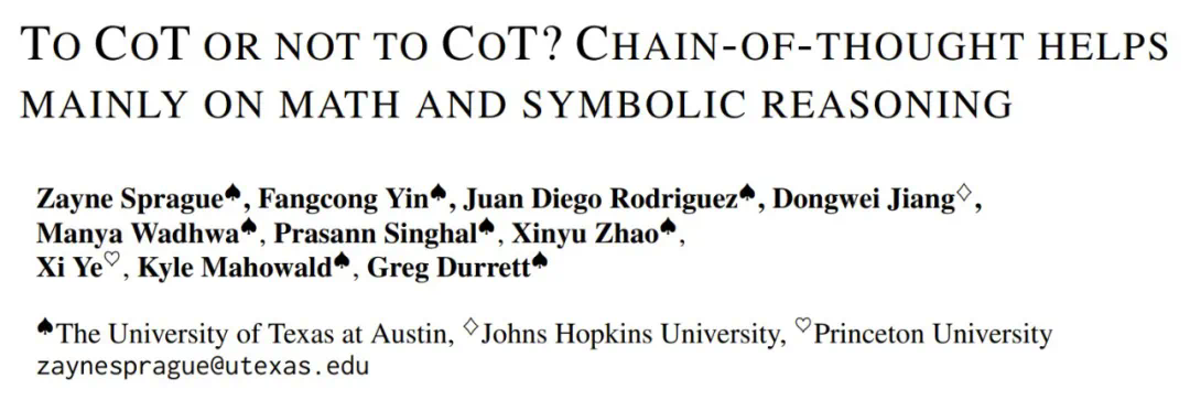 o1带火的CoT到底行不行?新论文引发了论战