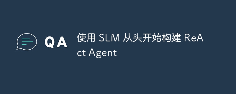 使用 SLM 从头开始构建 ReAct Agent