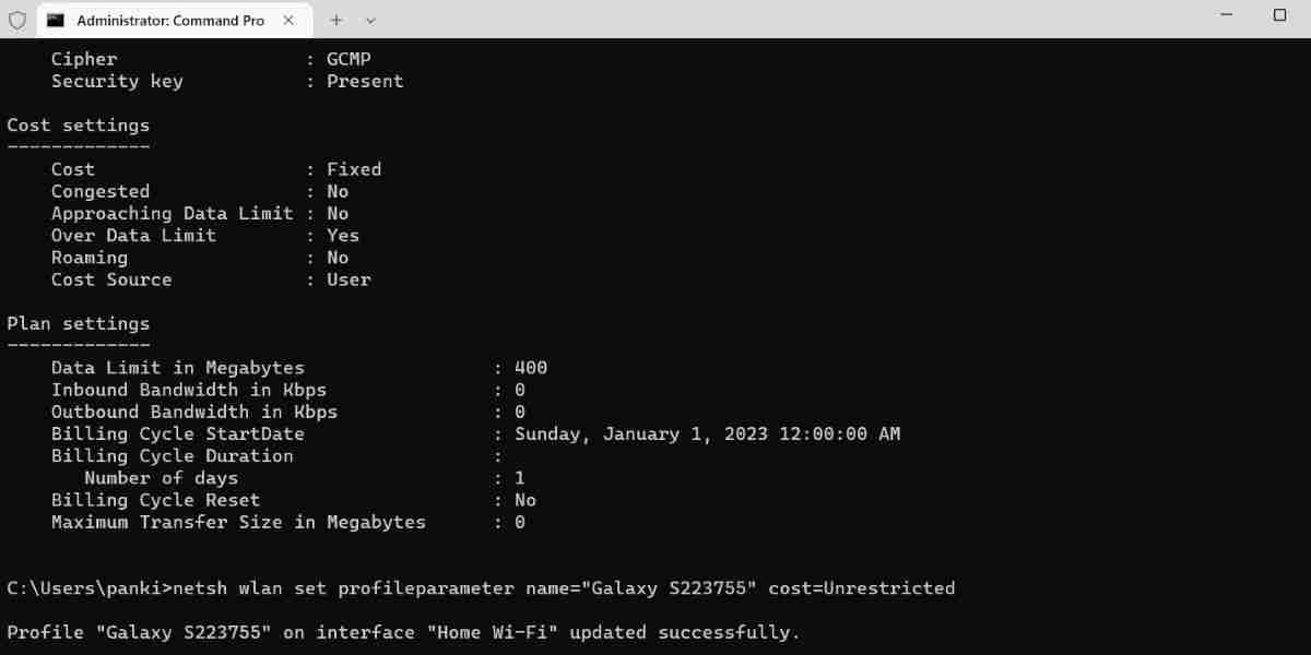 如何在Windows 11中为Wi-Fi网络启用禁用按流量计费