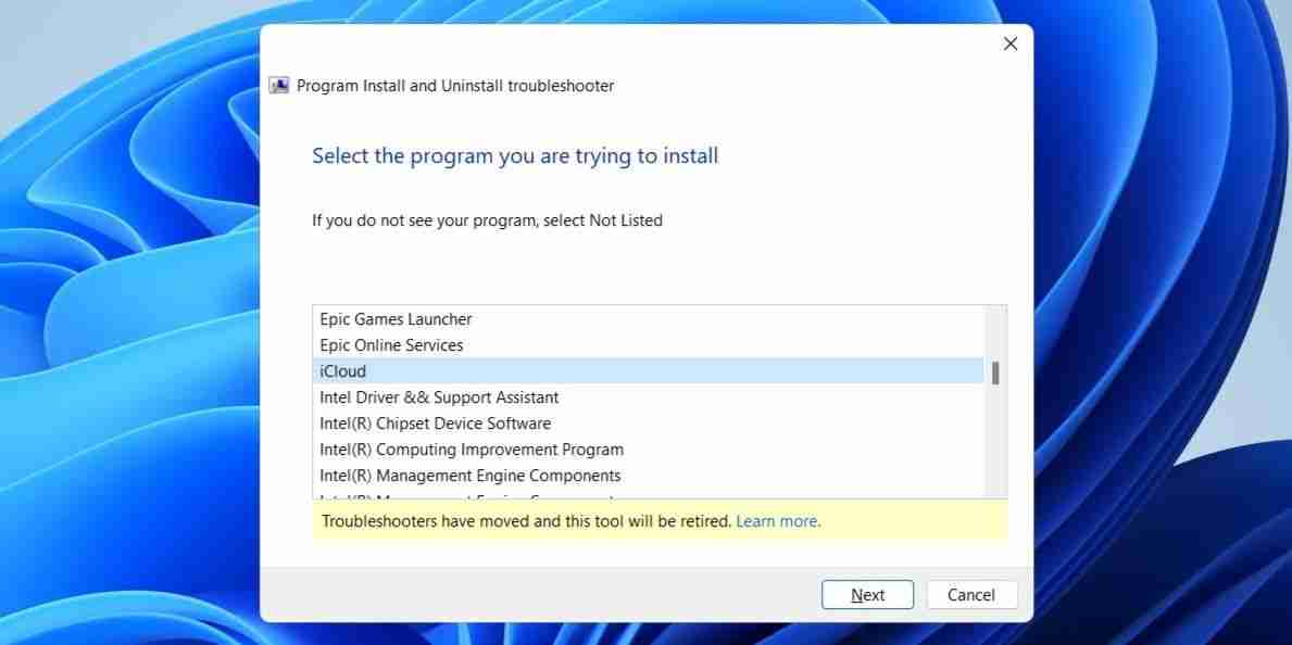 修复无法在Windows上下载或安装iCloud