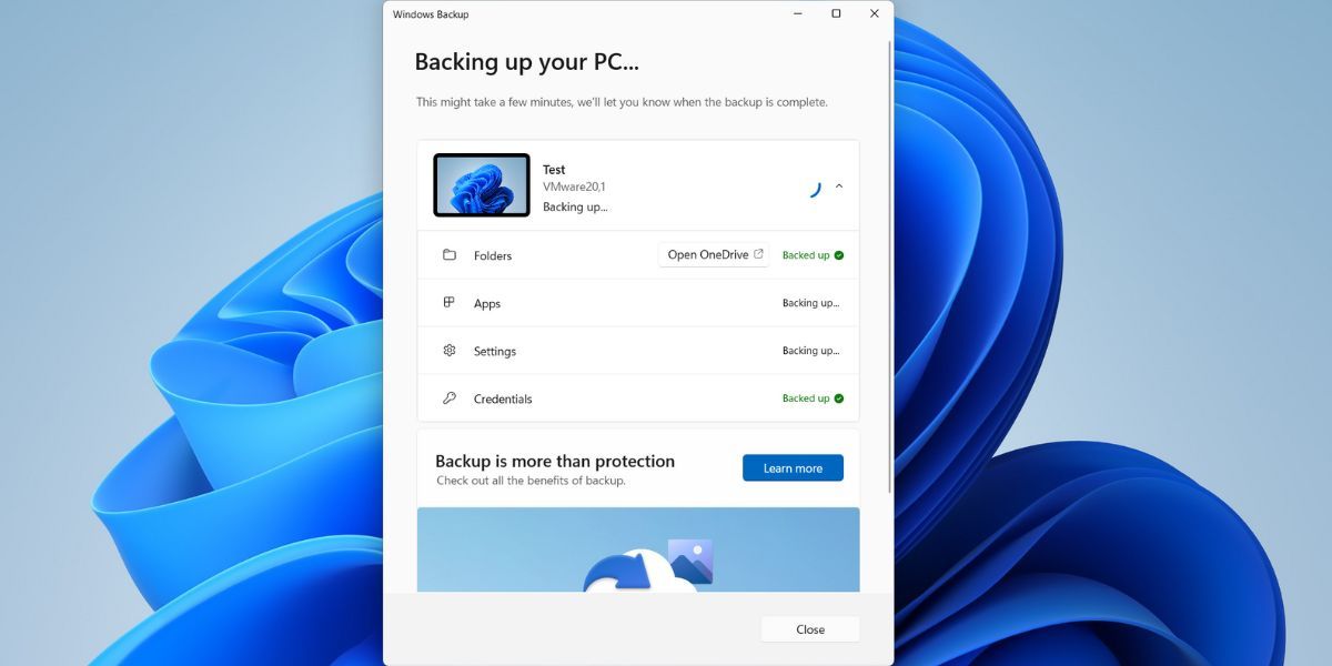如何使用Windows11备份应用程序