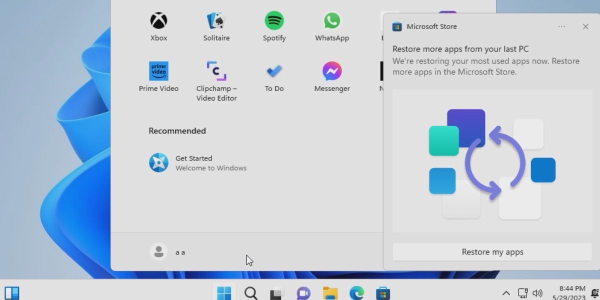 如何将应用程序传输到新的Windows 11电脑