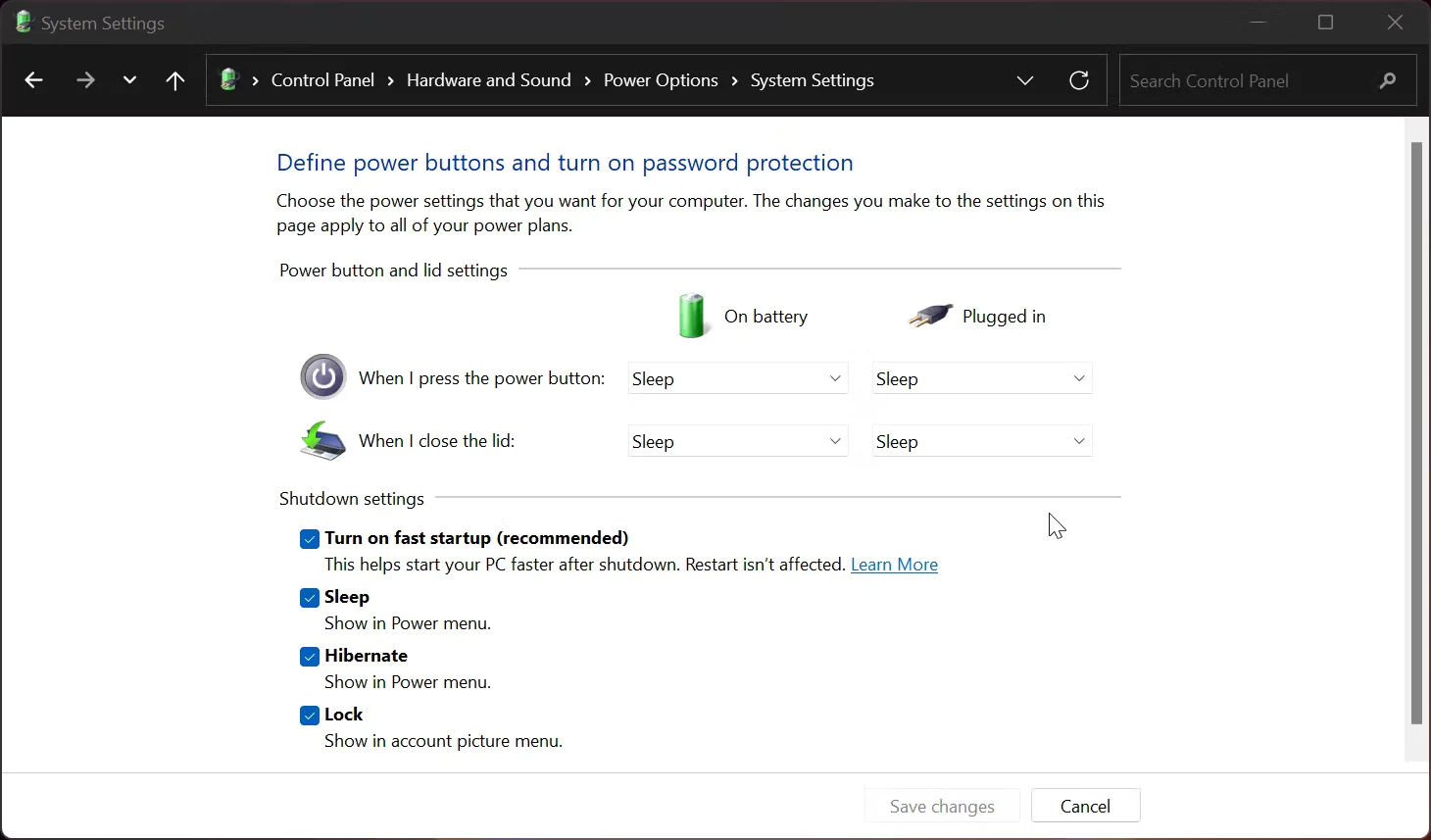 如何在Windows 11中打开或关闭快速启动