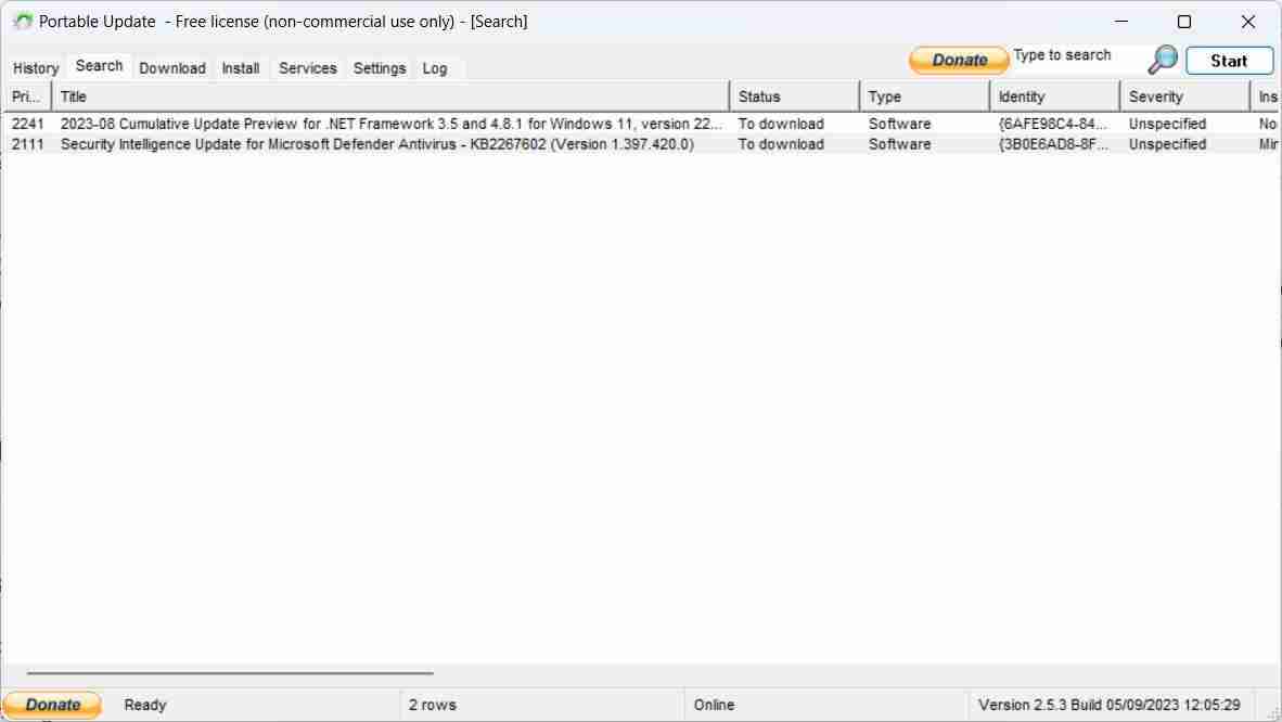 如何使用便携式更新离线更新Windows