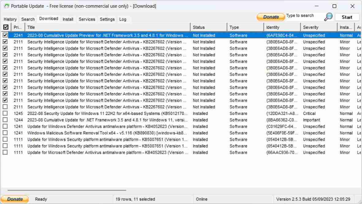 如何使用便携式更新离线更新Windows