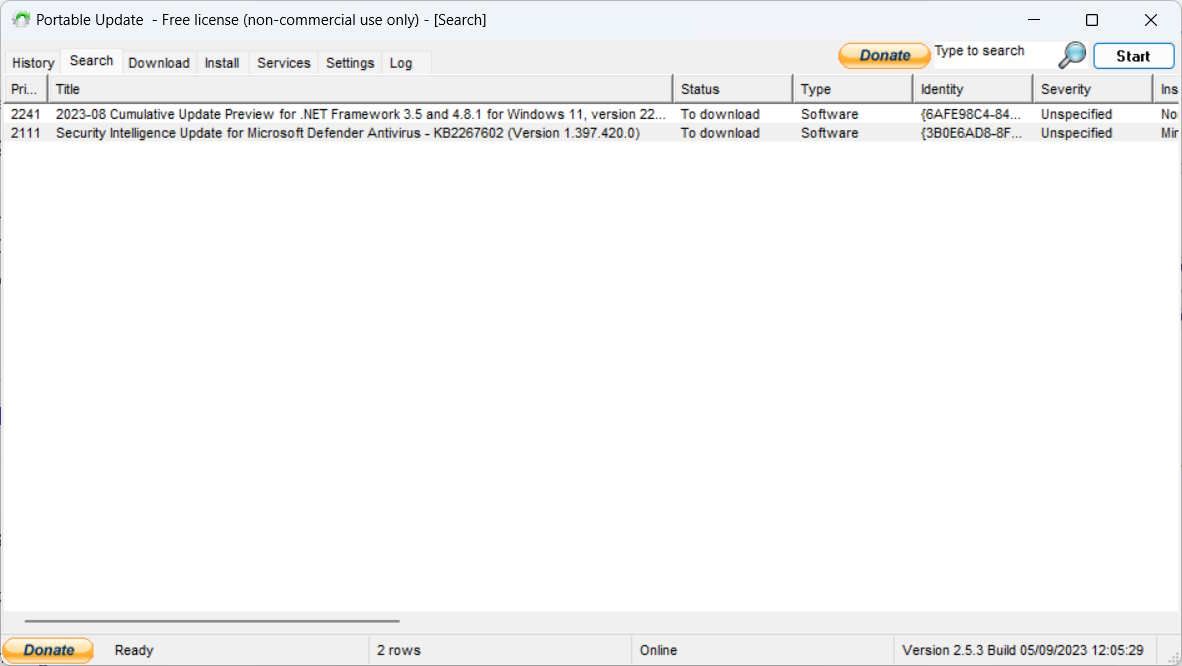 如何使用便携式更新离线更新Windows