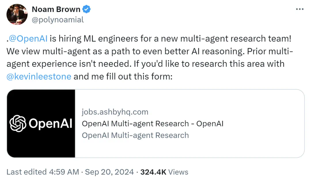 OpenAI今天Open了一下:开源多智能体框架Swarm