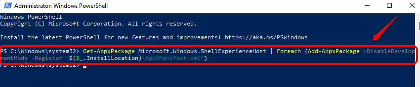 Win11怎么重新注册或重新安装开始菜单