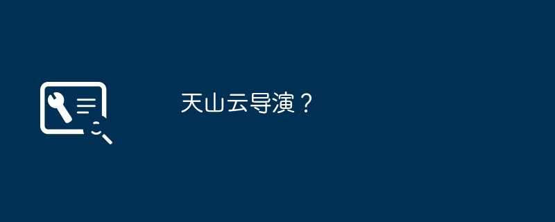 天山云导演？