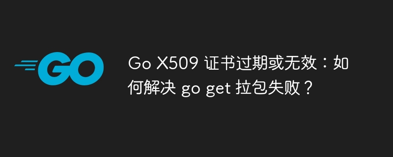 Go X509 证书过期或无效:如何解决 go get 拉包失败?
