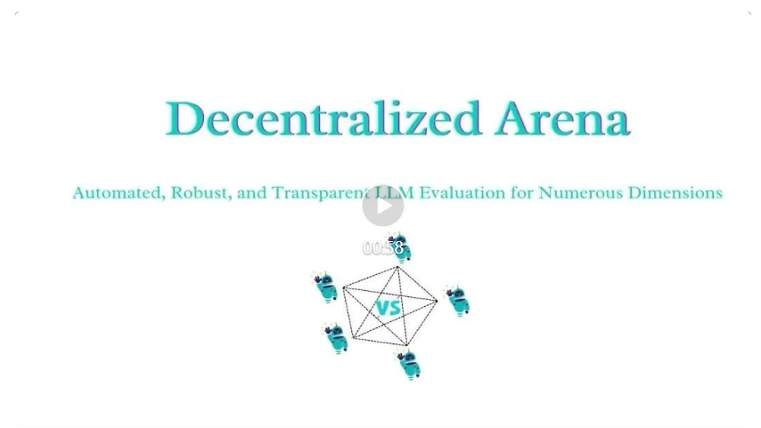 自动化、可复现,基于大语言模型群体智能的多维评估基准Decentralized Arena来了