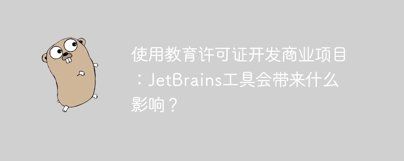 使用教育许可证开发商业项目:JetBrains工具会带来什么影响?