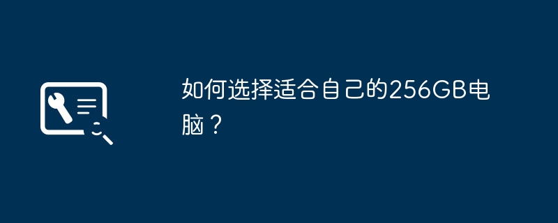 如何选择适合自己的256GB电脑?