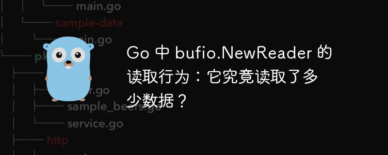 Go 中 bufio.NewReader 的读取行为:它究竟读取了多少数据?