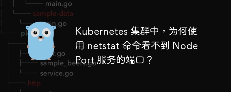 Kubernetes 集群中,为何使用 netstat 命令看不到 NodePort 服务的端口?