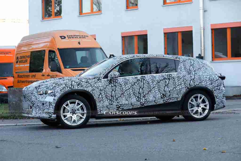2027 款梅赛德斯 GLC 电动轿跑 SUV 路测照曝光:全新前脸设计