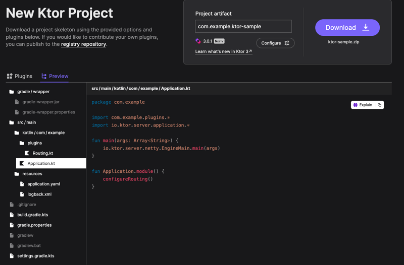 Ktor - 以 Kotlin 方式创建异步应用程序!