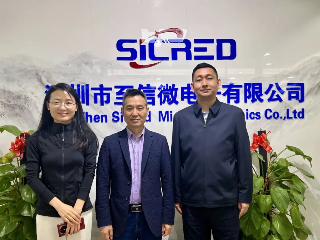 黑龙江工信厅电子信息处领导一行莅临至信微