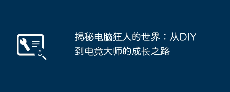 揭秘电脑狂人的世界:从DIY到电竞大师的成长之路