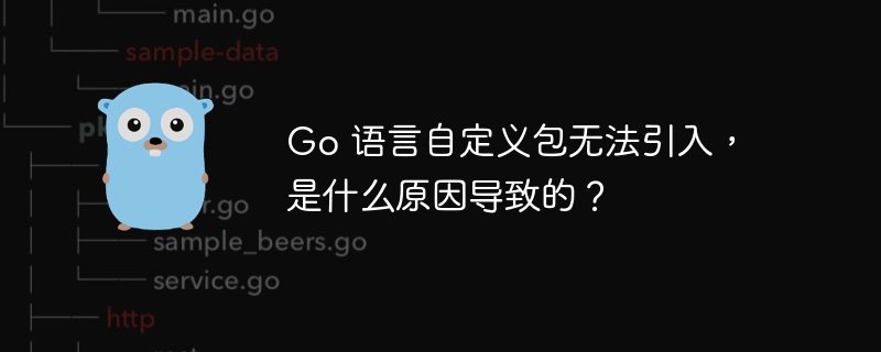 Go 语言自定义包无法引入，是什么原因导致的？