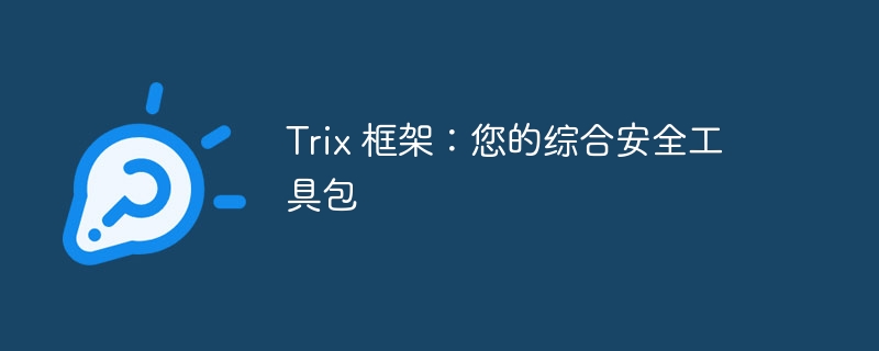 Trix 框架:您的综合安全工具包